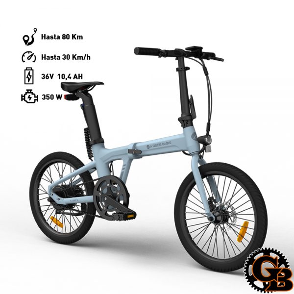 Bicicleta Eléctrica ADO A20 Lite Celeste