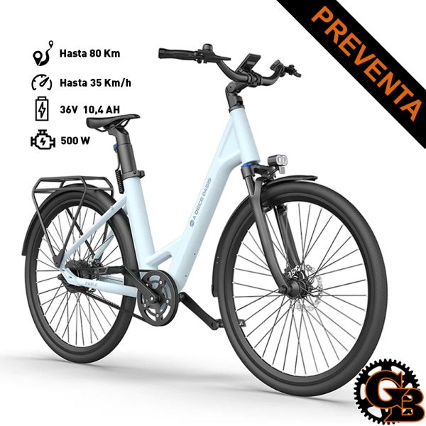 Bicicleta Eléctrica ADO A28 Air Celeste