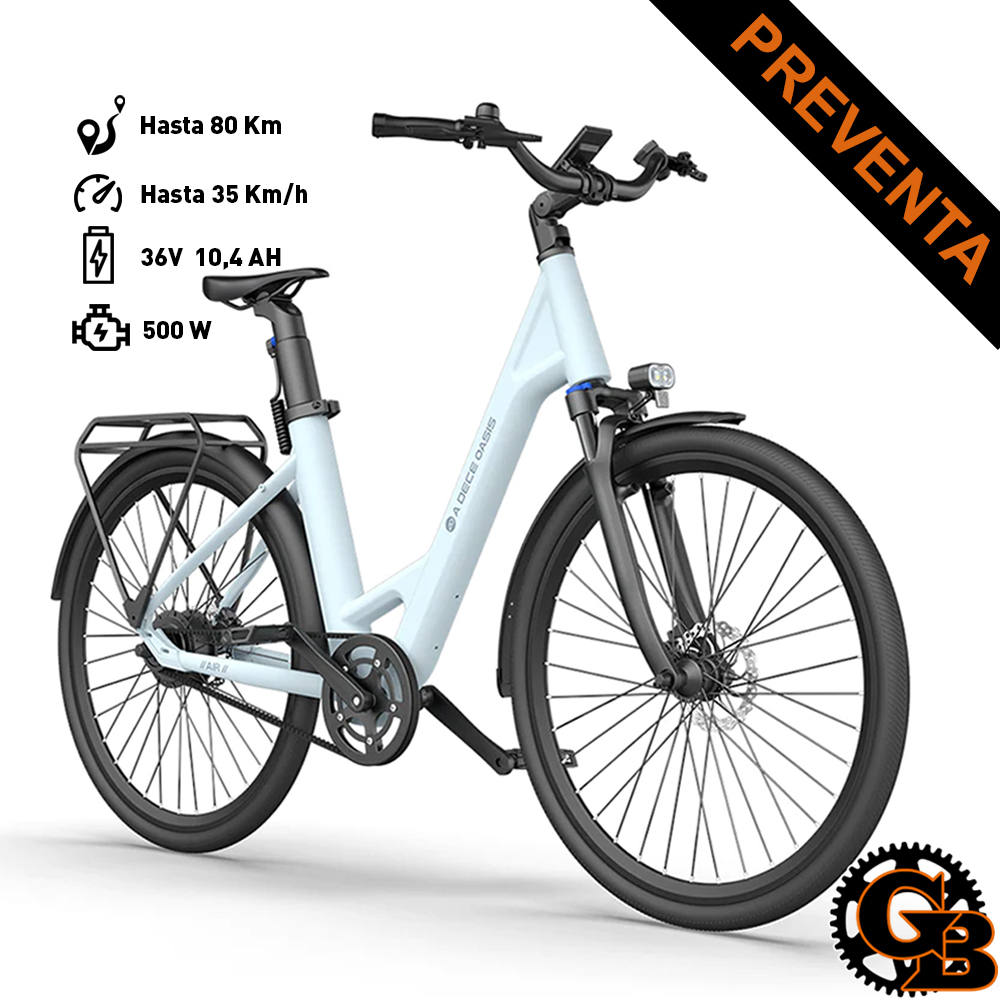 Bicicleta Eléctrica ADO A28 Air Celeste