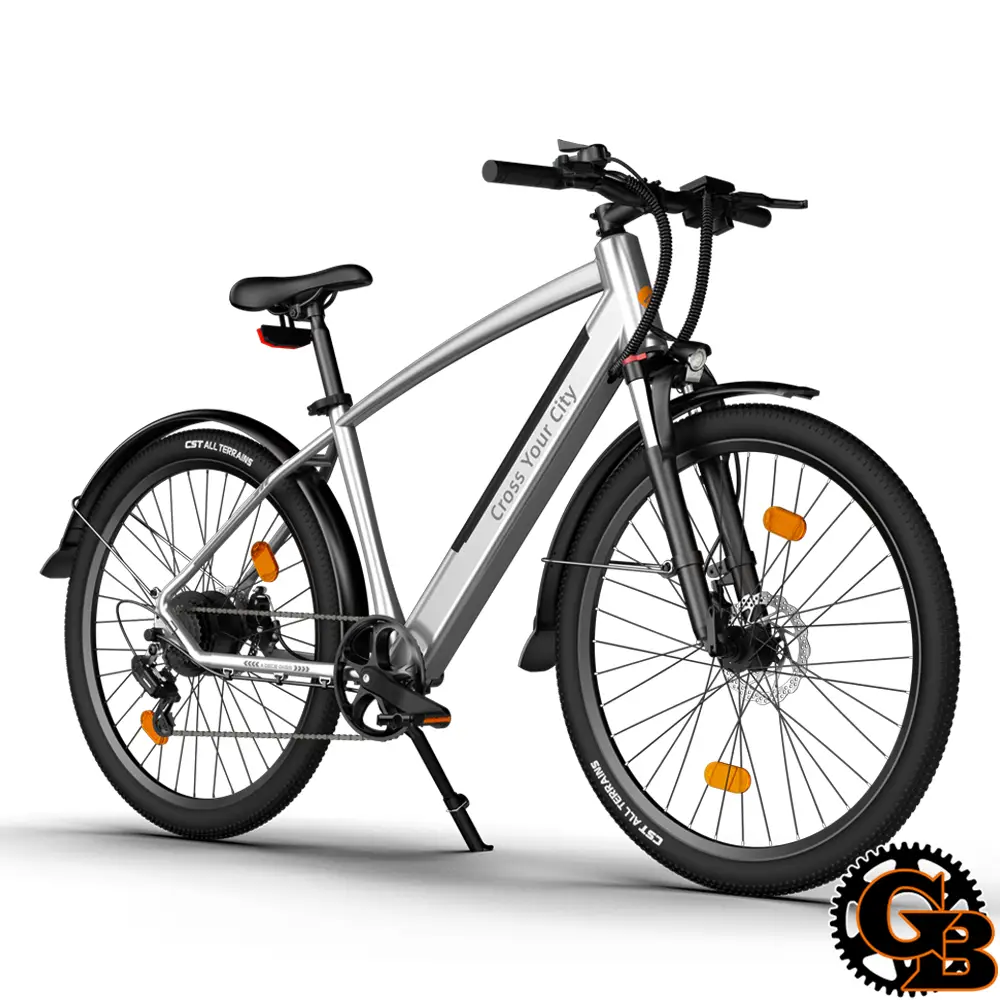 Bicicleta Eléctrica ADO DECE 300C Plata - Imagen 2