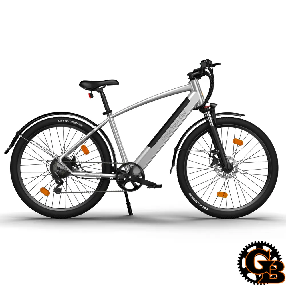 Bicicleta Eléctrica ADO DECE 300C Plata - Imagen 3