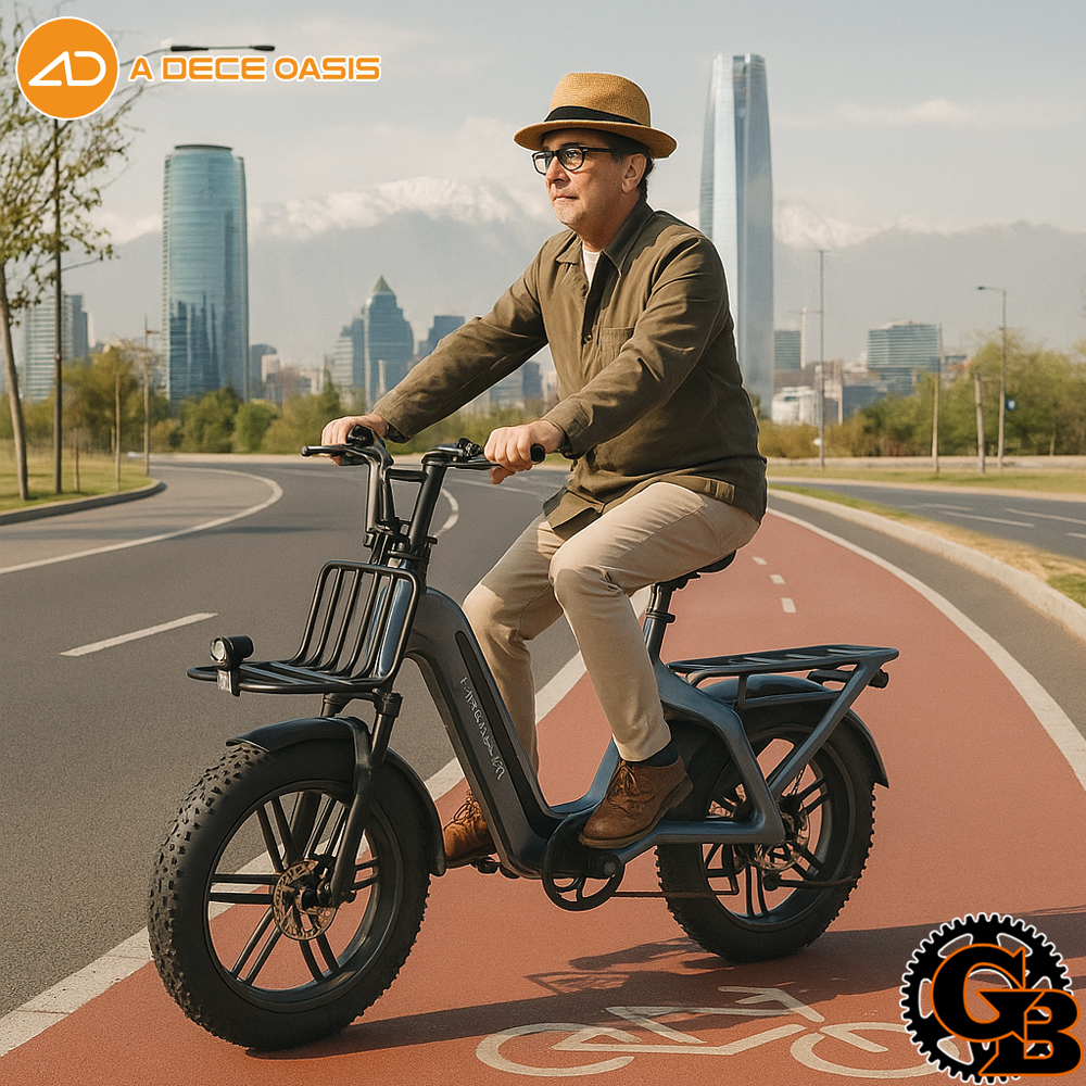 Bicicleta Eléctrica ADO OASIS ONE Gris - Imagen 7