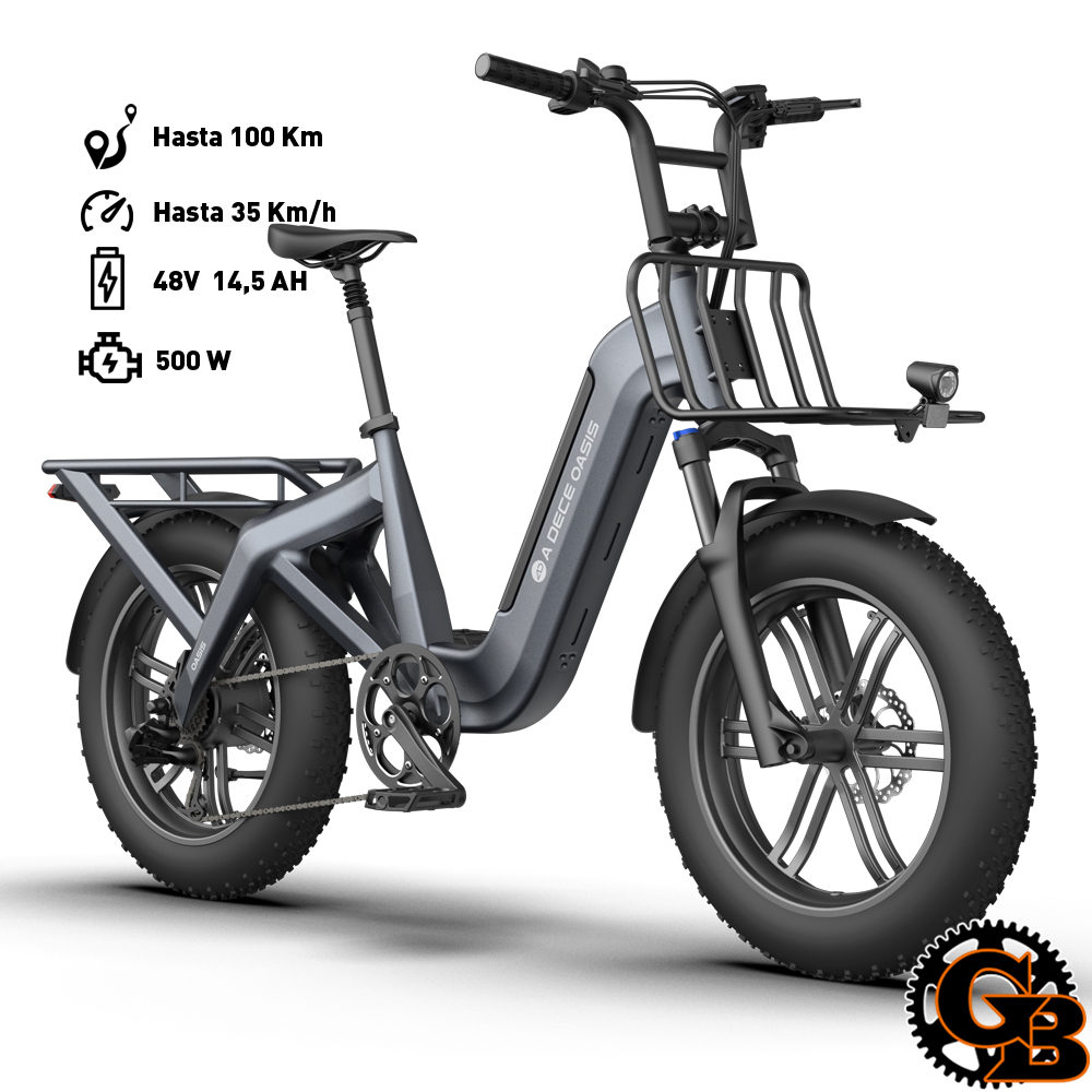 Bicicleta Eléctrica ADO OASIS ONE Gris