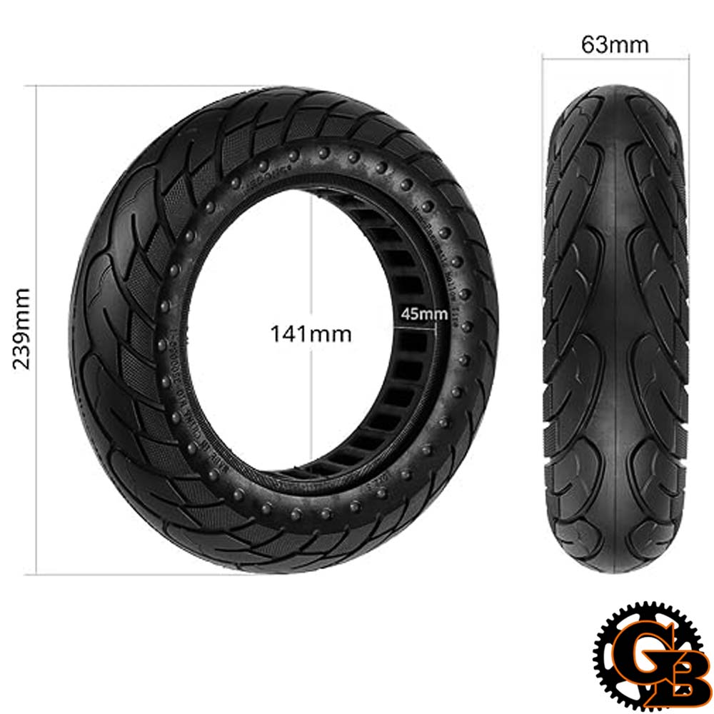 Neumático Antipinchazo Scooter Segway Max G30/D/P 10"x2,50 - Imagen 5